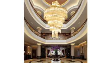 Luxury Glass LED Chandelier Lamp for Stairway Villa Dining Hall1