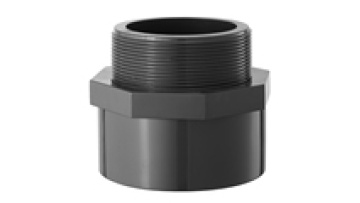 Pipe Fittings UPVC Injection Male Adapter Din Standard PVC Carton OEM Injection Molding Glue PVC Connector1
