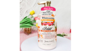 Natural Almond & Vitamin C Whitening Body Milk with Shea Butter Whipped Cream1
