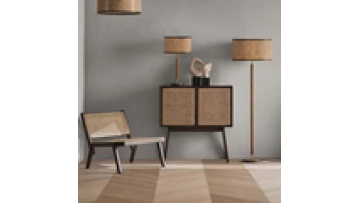 New product explosion nordic style  modern designs natural  sideboard display storage wood living room rattan kitchen cabinet1
