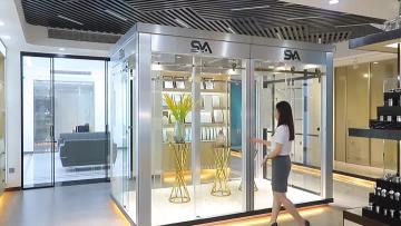 SVA-0029S buffer bathroom sliding shower door hardwares