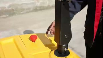 Station driving all electric stacker