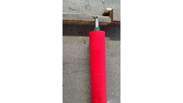 polyurethane rubber slotted roller video