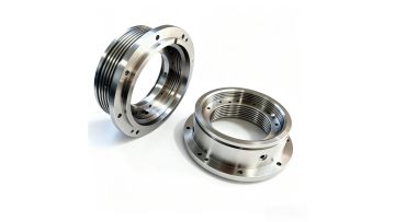 CNC‑machined flange housing