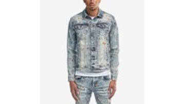 New Custom Casual Ripped Jeans Hot Selling Fashion Denim Jacket For Man1