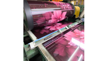 Flower Texutre Film Laminated Steel fro Home Application