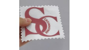 Hollowed-out 3D silicone transfer label