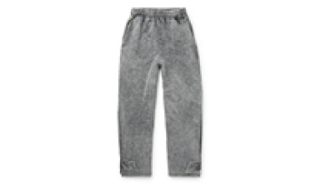 Wholesale Custom Sweatpants French Terry Cotton Straight Leg Men's Vintage Acid Wash Sweatpants1