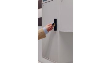 Swipe fingerprint lock