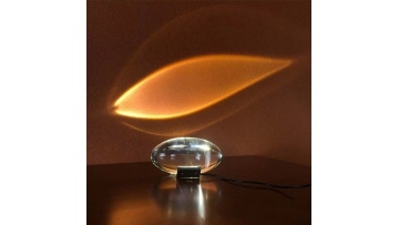 GL617 Colorful Crystal Glass Oval LED Lamp