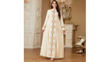 Luxury Embroidery Dubai Abaya Dress for Muslim Women Elegant Eid Islamic Party Jalabiya Clothing New Turkey Moroccan Kaftan Robe1