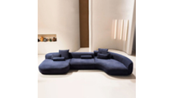 Italy design modern comfortable recliner velvet fabric live room sofa set corner pure leather couch living room furniture sofa1