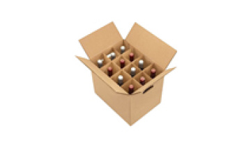 Factory Custom Recyclable Corrugated Paper 12 Bottle Cardboard Wine Box With Dividers1