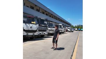 Gasoline and diesel tanker trucks