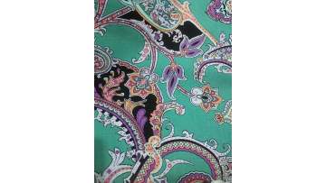 rayon Slub print fabric