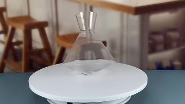 1L Crystal Rolling Decanter Red Wine Glass Set