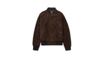 Customize Embroidery Design American Baseball Cowhide Suede Leather Bomber Jacket For Mens Leather Jacket1