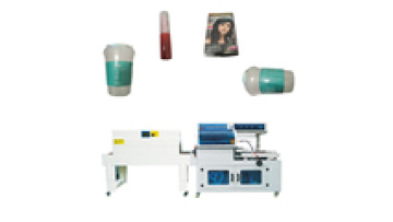 Heat Tunnel Packaging Machine POF PE PVC Film L-shaped Toys Sealing and Cutting Machine Book Shrink Packaging Machine1