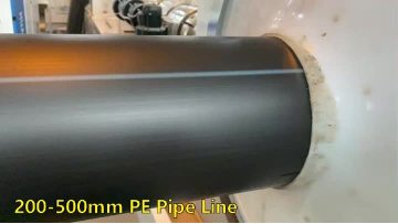 500 PE pipe line working 