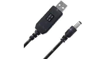 USB to DC 3.5x1.35mm Barrel Jack Power Cable USB 2.0 Male to Right Angled 90 Degree 3.5mm 1.35mm DC power Plug Barrel 5v Cable1