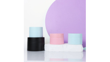 Double Layer Cosmetic Jars - Assorted Weights and Colors (PP Plastic with Lids)1