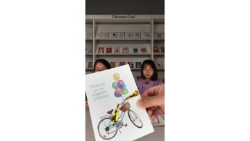 China Suppliers Office Stationery Card, 3D Handmade Birthday Invitation Greeting Cards1