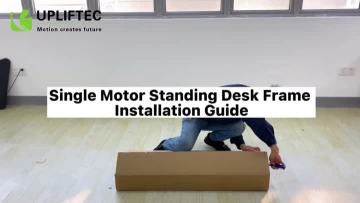 UL1-01 Single Motor Sit Stand Desk Installation Guide