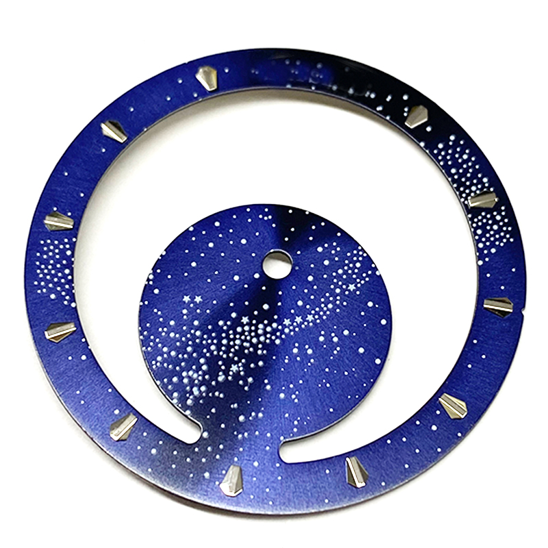Skeleton watch dial
