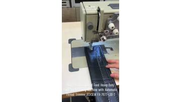 Long Arm Compound Feed Heavy Duty Lockstitch Sewing Machine with Automatic Thread Trimmer