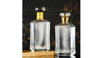 Fzctory Price 750ml  Glass Wine Bottle Liquor Alcohol Guzzle Liquor For Vodka Gin Whiskey Spirit Glass Bottle White Spirit1
