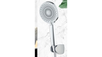 High Pressure Handheld Shower Head ducha  3 function triple rain spray shower1