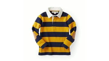 Men's Long Sleeve Rugby Sports Polo Style