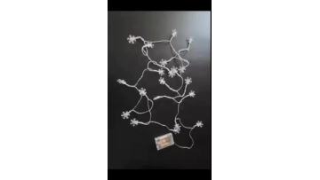 Snowflake Shape Christmas Led String Lights