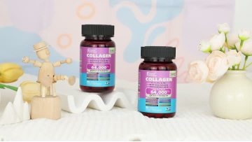 Organic collagen supplements with vitamin C biotin support joint health
