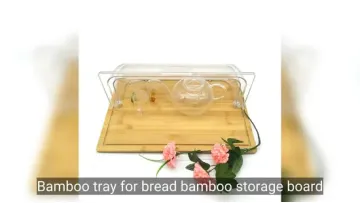 Bamboo Tray for Bread, Bamboo Storage Board1