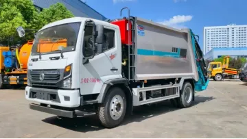 High Sealing Performance Dongfeng 4X2 12cbm Wadding Refuse Truck1