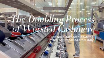Consinee Doubling Process of Worsted Cashmere 