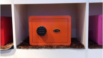 mini steel gift digital fireproof safe locker safe box1