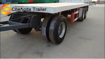 flatbed full trailer