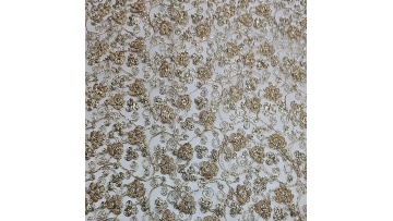 2021 hot style Golden Yellow luxury african lace fabric nigerian lace net fabric  embroideryed fabric for women dress1