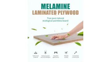 White Laminated 4X8 Melamine Plywood Board for Furniture1