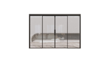Interior Wood Grain Bowen Aluminum Sliding Door with Argon Gas Insulated Glass at Low Price1