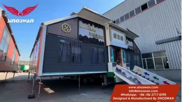 SINOSWAN Fantasy 5D Mobile Banquet Hall Truck--Open Dimension：13700x11900x3800mm 164m2 area