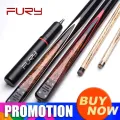 FURY BT Series Handmade Snooker Cue Stick With Case And Extension Canada Ash Shaft Stainless Steel Joint Inlay Butt Billiard Kit