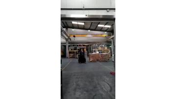 PVC high speed door installed for workshop