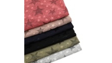 High Quality Custom 95%polyester 5%spandex 200 Gsm Dyed Single Knit Jersey Jacquard Rib Fabric for Women Dress1