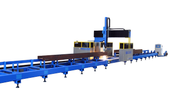 beam cutting drilling line