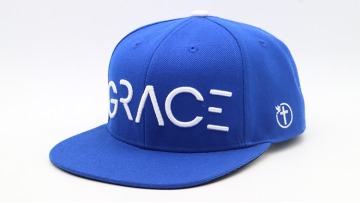  Flat Bill Blue Snapback Hat