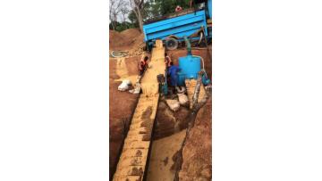 mobile type gold washing plant