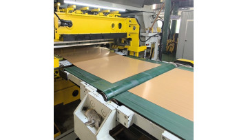 Laminated Wood Yellow Grain Steel for Home Decoration